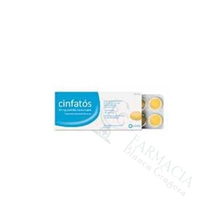 CINFATOS 10 MG PASTILLAS PARA CHUPAR , 20 COMPRIMIDOS