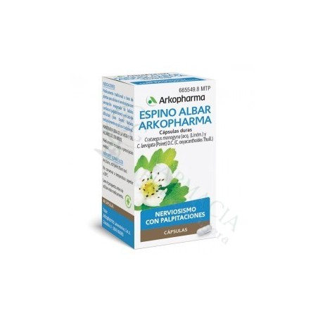 ESPINO ALBAR ARKOPHARMA CÁPSULAS DURAS , 48 CÁPSULAS