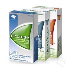 NICORETTE ICE MINT 4 MG CHICLES MEDICAMENTOSOS, 30 CHICLES